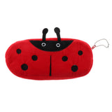 Max Cute Plush Pencil Bag Pencil Holder Pouch Cartoon Animal Pen Bag Ladybird