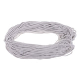 Maxbell 1 Piece 5mm Round Cotton Cord for Jewellery Making Beading Craft White 2