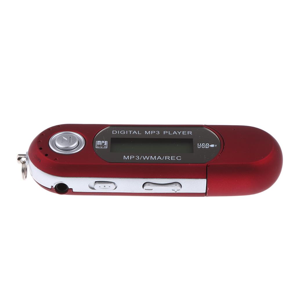 Maxbell New 4GB USB MP4 MP3 Music Video Digital Player Red