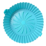 Maxbell Multifunctional Air Fryer Silicone Pot Heat Resistant for Air Fryer  Blue