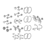 Maxbell Earrings Set Dangle Earrings Geometric Fashion for Birthday Gift Women Girls