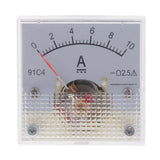 Max DC Ammeter Analog Panel Meter Amp Meter Current Gauge 2.5% 0-10A