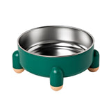Maxbell Cat Bowl Drinking Eating Feeding Bowl Pet food Feeder for Small Dogs Green