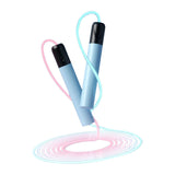 Maxbell Jump Rope with Comfortable Handles Skipping Rope for Home Workout Men Women Blue Black