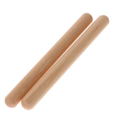 Maxbell 1 Pair Musical Instrument Parts Wood Drum Sticks Drumsticks Music Toys