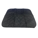 Max Reversible Quilted Waterproof Pet Mat 1-Seater Sofa Armchair Cover Black