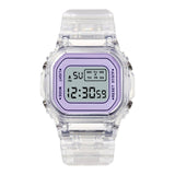 Maxbell Transparent Sport Watch Digital LED Waterproof Wristwatch Gift Purple