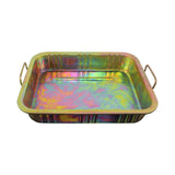 Maxbell Engine Oil Drain Pan Rectangle Oil Drip Pan for Truck Motorbike Vehicle Multicolor