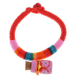 Max Rainbow Rope Bracelet for Kids Children Birthday Gifts Pink