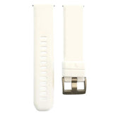 Maxbell 20mm Replacement Silicone Sport Band Strap For Garmin Vivoactive 3 white