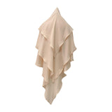 Maxbell Elegant Women Hijab Lightweight Solid Color Breathable Wrap Beige