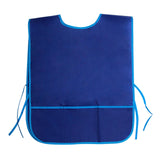 Maxbell Toddlers Weaning Feeding Apron Comfortable Art Apron for Baby Boys Girls Kids Blue