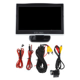 Maxbell 5 Inch Display Screen + 8 LED Night Vision Reversing Camera(with ruler line)