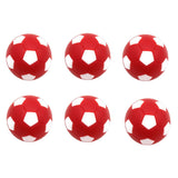 Maxbell 6pcs 32mm Table Soccer Football Foosball Balls Fussball Replacement Red