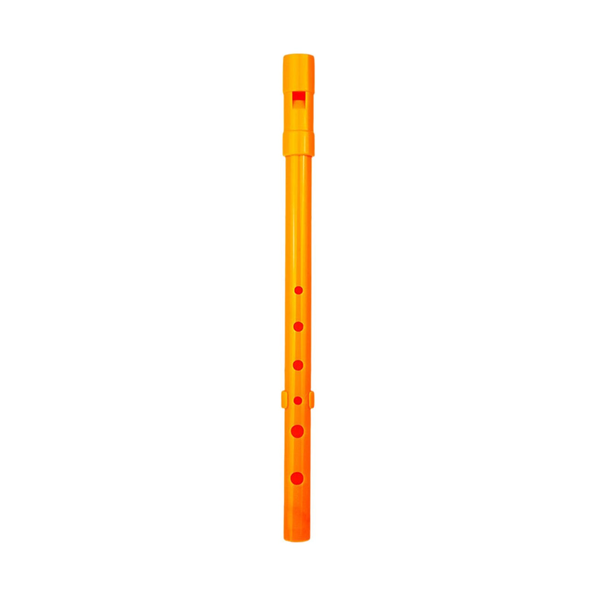 Maxbell Portable Flute Whistling Instrument Perfect for Beginners 6 Hole for Kids orange