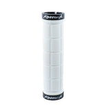 Maxbell Bike Handlebar Sleeve Rubber Bicycle Lock on Anti slip Grip White Lattice