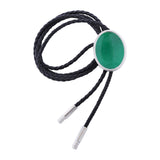 Maxbell Cowgirl Bolo Tie Necktie Adjustable with Pendant for Hoodies Anniversary Green Color Blue