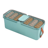 Maxbell Closet Clothes Organizer Drawer Storage Box for Socks Clothing Ties Green