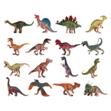 Maxbell 16pcs Realistic Dinosaur Model Figurine Toy Collectibles Animal Model Toys