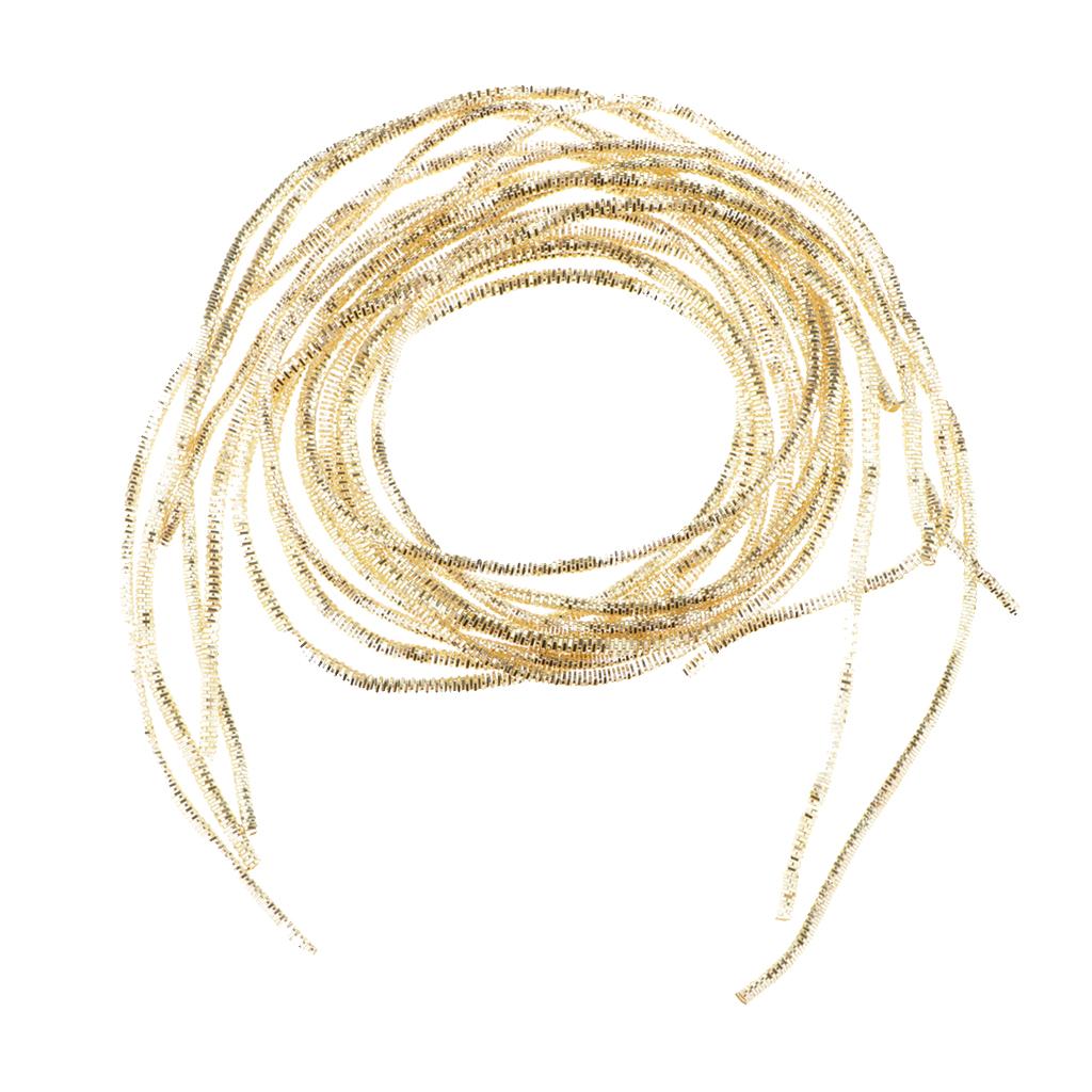 Maxbell 140cm metallic embroidery thread cross-stitch sewing crafts cord  Golden