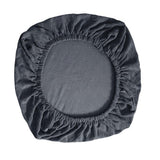 Maxbell Chair Seat Cover Dining Room Chair Seat Slipcover Removable Washable Dark Gray