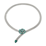 Max Metal Waist Chain Dress Belt Green