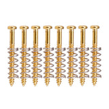 Max Electric Bass Guitar Humbucker Pickups Adjust Height Screws Springs  Gold