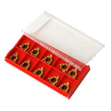 Maxbell 10PCS 16ER AG60 Lathe Threading Turning Tool Holder CNC