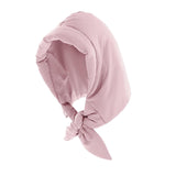 Maxbell Women Headscarf Triangle Shawl Windproof Light and Warm Down Hat Pink