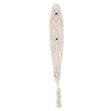 Max 36" Beige Manual Knitted Cotton Rope PLANT HANGER Flower Pot Holder Basket C