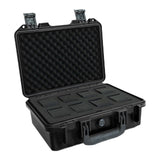Maxbell Waterproof Watch Case 8 Grids with Handle Support Display for Home Clock