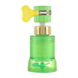 Maxbell Adjustable Tap Nozzle Filter Accessory Rotatable for Bathroom Yard Green