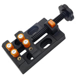 Maxbell Universal Mini Drill Press Walnut Vise Clamp Table Bench Vice Orange Black