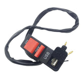 Maxbell 7/8" Motorcycle Bar Switch ON OFF Starter Engine Kill Push Button for Yamaha
