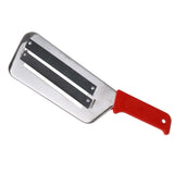 Maxbell Metal Vegetable Slicer Manual Cutter Stainless Steel for Onion Cabbage Red