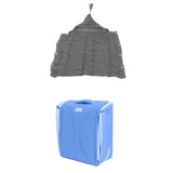 Maxbell Baby Knitted Newborn Baby Sleeping Bag+Portable Baby Folding Travel Bed Cot
