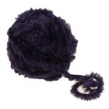 Max 32 Meters Soft Fluffy Faux Fur Yarn for Crocheting Knitting  Deep Purple