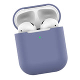 Maxbell Silicone Earphone Case Protective Skin Cover For Apple AirPod Lavender Ash