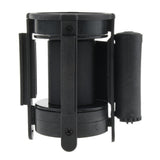 Max Stanchion Queue Barrier Extended Retractable Belt 2m Black