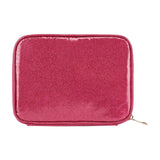 Maxbell PU Leather Watch Bands Storage Bag Tote Hold 8 Watch Straps Waterproof Red