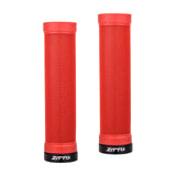 Maxbell Bicycle Handlebar Grips Shock Absorbing 22mm Bike Lockable Handle Grip Red