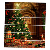 Maxbell 6Pcs Stair Stickers Stair Riser Decals Creative Christmas for Xmas Party