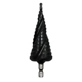 Max Metal Cone Spiral Drill Bit Triangle/Hex Shank Hole Cutter Hex Shank 4-32