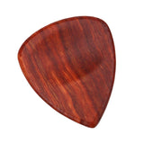 Max Maxb Red Sandal Wood Guitar Bass Pick Plectrum Hearted Shape Instruments Parts