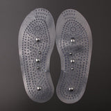 Max 1 Pair Magnetic Trigger Point Massage Insoles Shoes Cushion Insert Pads S