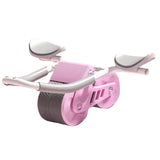 Maxbell Professional Ab Roller Wheel Abdominal Wheel Fitness Equipment for Gym Pink