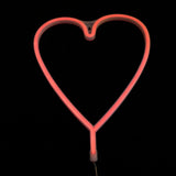 Max Decorative Night Lights Outdoor Indoor Night Light  Heart- Red