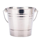 Max Portable Stainless Steel Ice Bucket Champagne Wine Beer Cooler Home Bar 2.5L