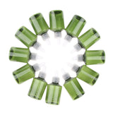 Maxbell 12 Pieces Refillable Empty Dropper Bottle 50ml Clear Cap White Dropper