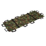 Maxbell Folding Soft Stretcher with 12 Handles for Moving Lifting or Transfer Clinic Camouflage